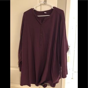 Old navy 4x maroon dress shirt